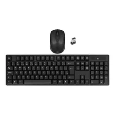 Kit Teclado E Mouse Sem Fio Mb54264 2.4ghz Usb Wireless 