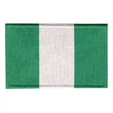 Patch Sublimado Bandeira Nigéria 8,0x5,5 Bordado