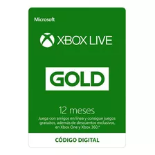 Xbox Live Gold 12 Meses (br) 