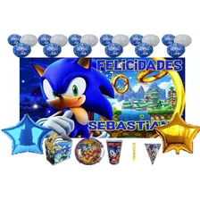 Sonic Paquete Fiesta Para 10 Niños 