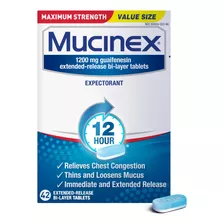 Mucinex Se 12 Hr Tabletas Expectorantes Para La