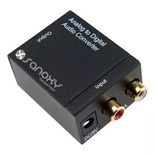 Sanoxy Adaptador Convertidor De Audio Analogico A Digital Pa