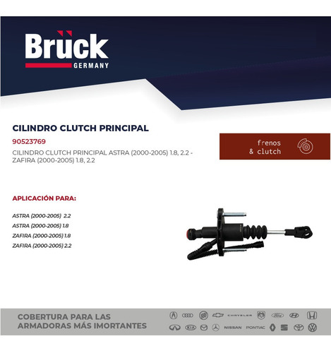 Cilindro Clutch Principal Astra 00-06 Zafira 00-05 1.8 - 2.2 Foto 4