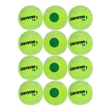 Pelotas Tenis Gamma Punto Verde Niños 9-10 Años (12 Pelotas)