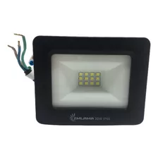 Refletor Holofote Led 6unid Smd 30w Ip66 Branco Frio -bivolt