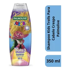  Shampoo Palmolive Kids Trolls Para Cabelo Crespo 350ml