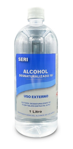 Alcohol 70° Desnaturalizado Seri 1 Litro