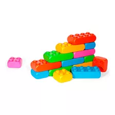 Brinquedo Didático Polibloc - 60 Peças - Poliplac 