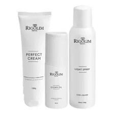 Kit Antifrizz Light Spray, Perfect Cream, Clean Oil Rigolim