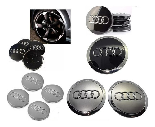 Centros Rin Audi Compatible 70 / 60 Mm A3 A4 A5 Q3 Q5 1 Pza Foto 4