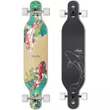 Volador Patineta Larga 42 Cuello Corto, Diseño Pez Koi