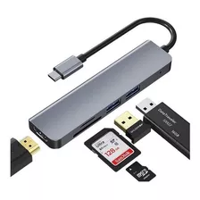 Hub Adaptador Usb 5 En 1 Hdmi Usb 3.0 Tf Sd