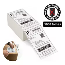 Bloco 5000 Etiquetas Térmicas S/ Ribbon Prático Pacote