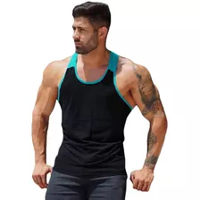 Regata Nadador Masculina Malha Camiseta Treino Fit Academia