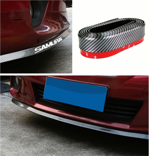 Lip Samurai Universal Facia Faldon Flexible Estribo Spoiler Foto 5