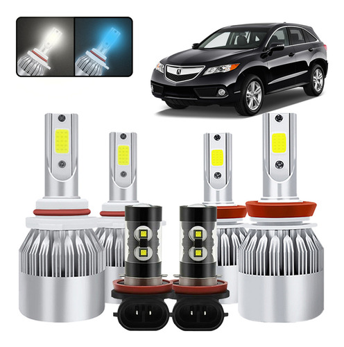 Pertain Kit Faros Auto Led 16000lm Csp Para Acura Luz Alta Acura RDX