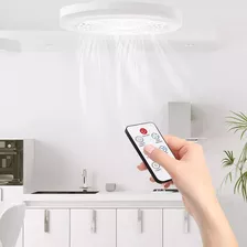 Luz De Ventilador Led De 30 W Con Soporte Extraído Color Blanco