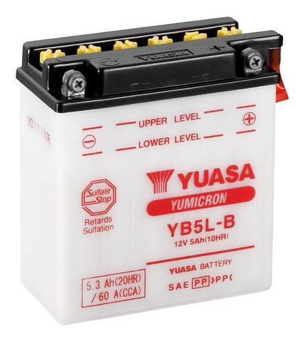 Batería Moto Yuasa Yb5l-b Yamaha Ybr 125 01/18