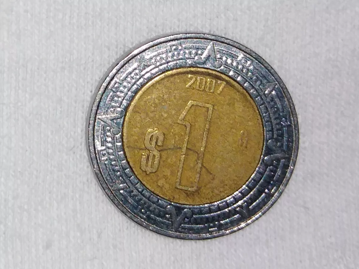 2007 México Moneda De 1 Peso