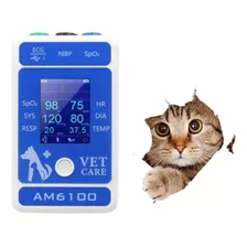 Monitor Veterinario De Mano Con Bluetooth Am6100, Oximetro