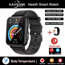 Reloj Inteligente Ecg+ppg Glucómetro Para Hombre