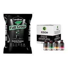  Full Grow 50 Lt Eden Pack X4 Ciclo Completo