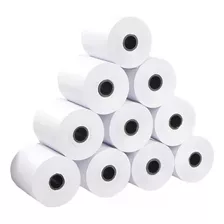 Pack X 10 Rollos Termico Medoro 80 Mm X 60 Mts. Mt8060 Color Blanco