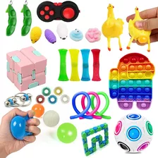 Kit De Brinquedos Anti-estresse De 30 Peças Fidget Toys Pop