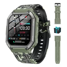 Reloj Inteligente Estilo Militar Con Bluetooth 1.8