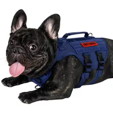 Arnes Pretal Tactico Transpirable Para Perro - Azul Talle Xs