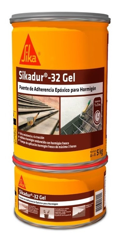 Sikadur 32 Gel 5kg Puente Adherencia P/hormigón Envio Gratis