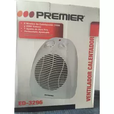 Ventilador Y Calentador Premier 2 Niveles Calor Y Aire Frio