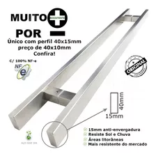 Puxador Inox 1,20 Metros (largo) Ref 40*15mm