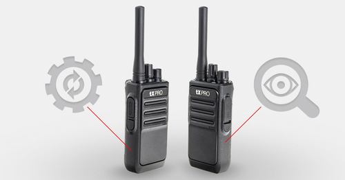 Kit 2 Radios Tx600 Uhf 400-470 Mhz Alta Cobertura Tx600m Foto 7