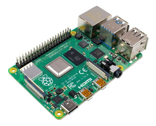 Raspberry Pi 4 Model B 2019 Quad Core 64 Bit Wifi Bt 4gb