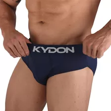 Cueca Tradicional Slip Microfibra Kydon Forro 100% Algodão