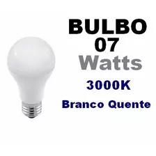 Kit C/ 3 Bulbo 7w E27 Mod A60 - 3000k Branca Quente