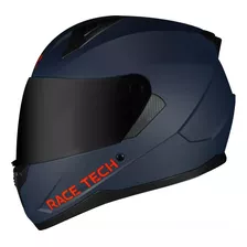 Capacete Moto Race Tech Sector Monocolor Exilio Matte Black