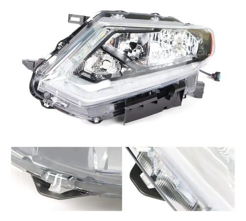 2014-2015-2016 Nissan Rogue U.s.a Faro Foco Delantero Led Lh Foto 5