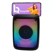 Bocina 3 Pulgadas Aux Bt Fm Led Usb , Micro Sd Kts-1576 Color Negro