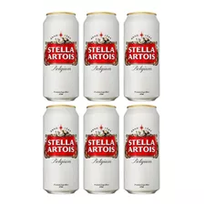 Cerveza Stella Artois European Pale Lager 473 Ml. Pack X6