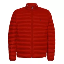 Jaqueta Puffer Tommy Hilfiger Packable Circular Vermelho