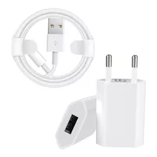 Carregador + Cabo P/ iPhone 6 7 8 Plus Se X Xr 11 12 10w Usb