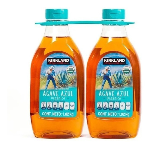 2kg Jarabe Agave Azul Organico Kirkland Endulzante Sugarfre 