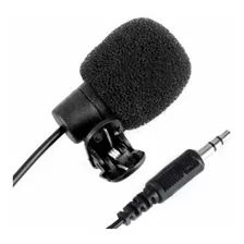 Microfone Lelong Microfone De Lapela Le-916 Cor Preto