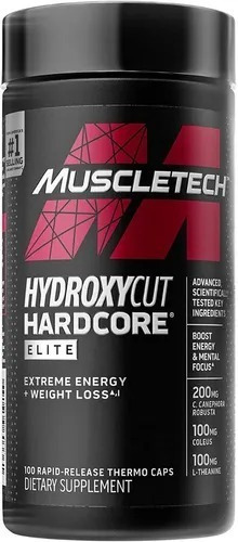 Hydroxycut Elite 100 Capsulas Muscletech Quemador De Grasa