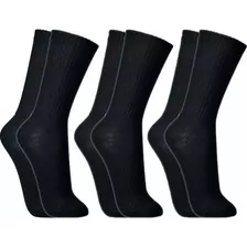 Kit 3 Pares Meias Lupo Cano Longo Masculina Atacado Original