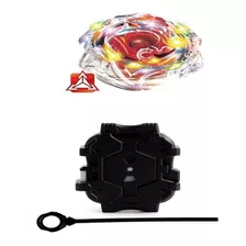 Beyblade Pião De Batalha Com Lançador Zipzap Com Luz Dm Toys Cor Sortidos