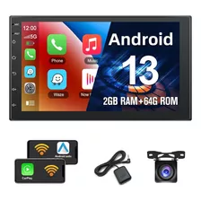 Radio Android 13.0 Doble Din 2+64g Apple Carplay/android Aut