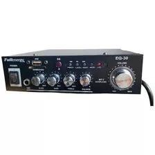 Amplificador Potencia 200w Reproduce Usb Rca Sd Mic 220v 12v